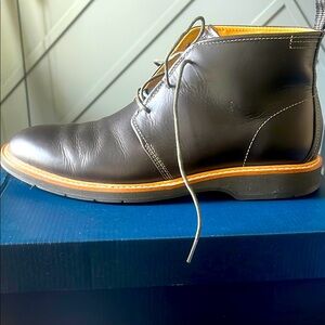 Men's Black Leather Chukka Boots